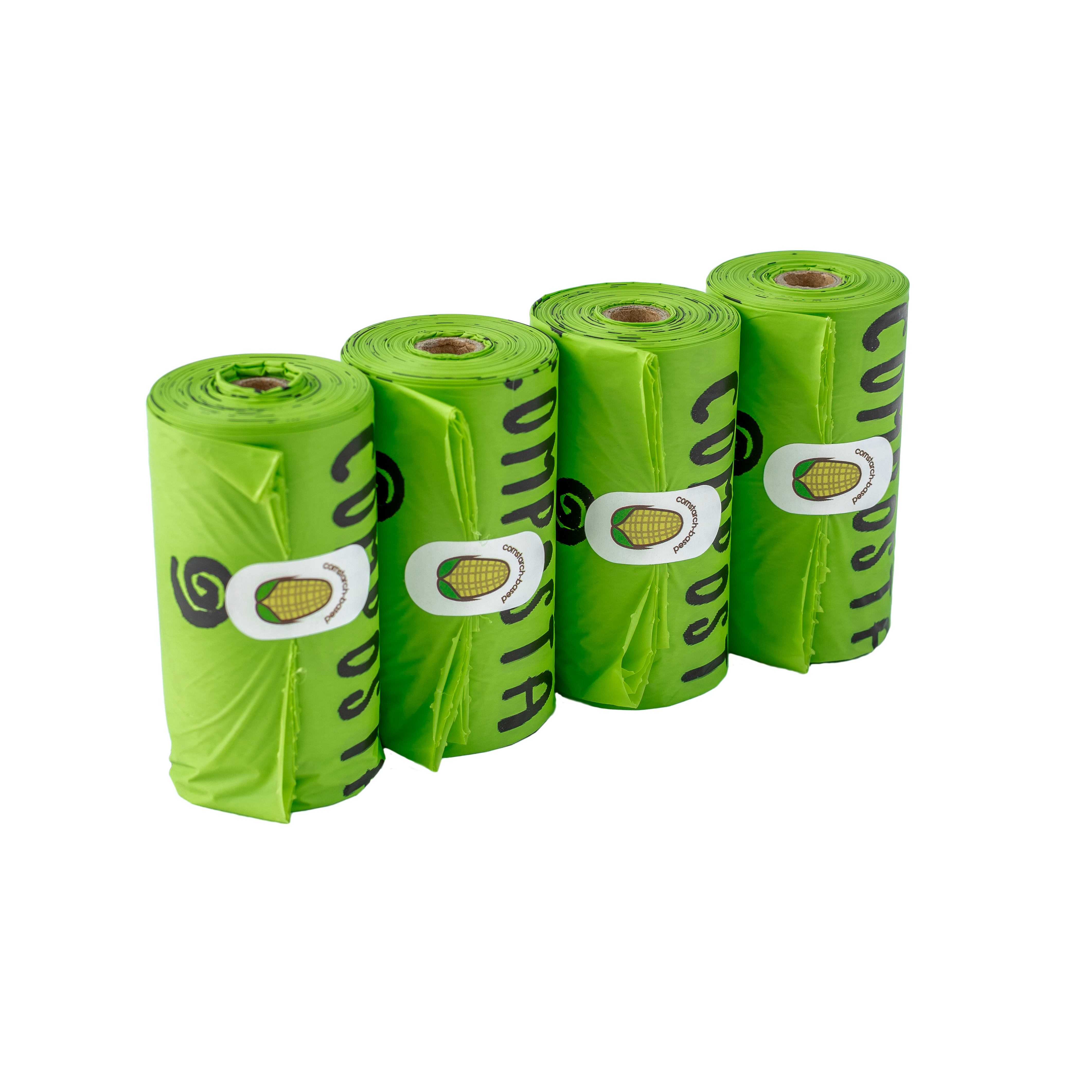 Compostable Pet Poop Bags - 4 Roll Multi Pack